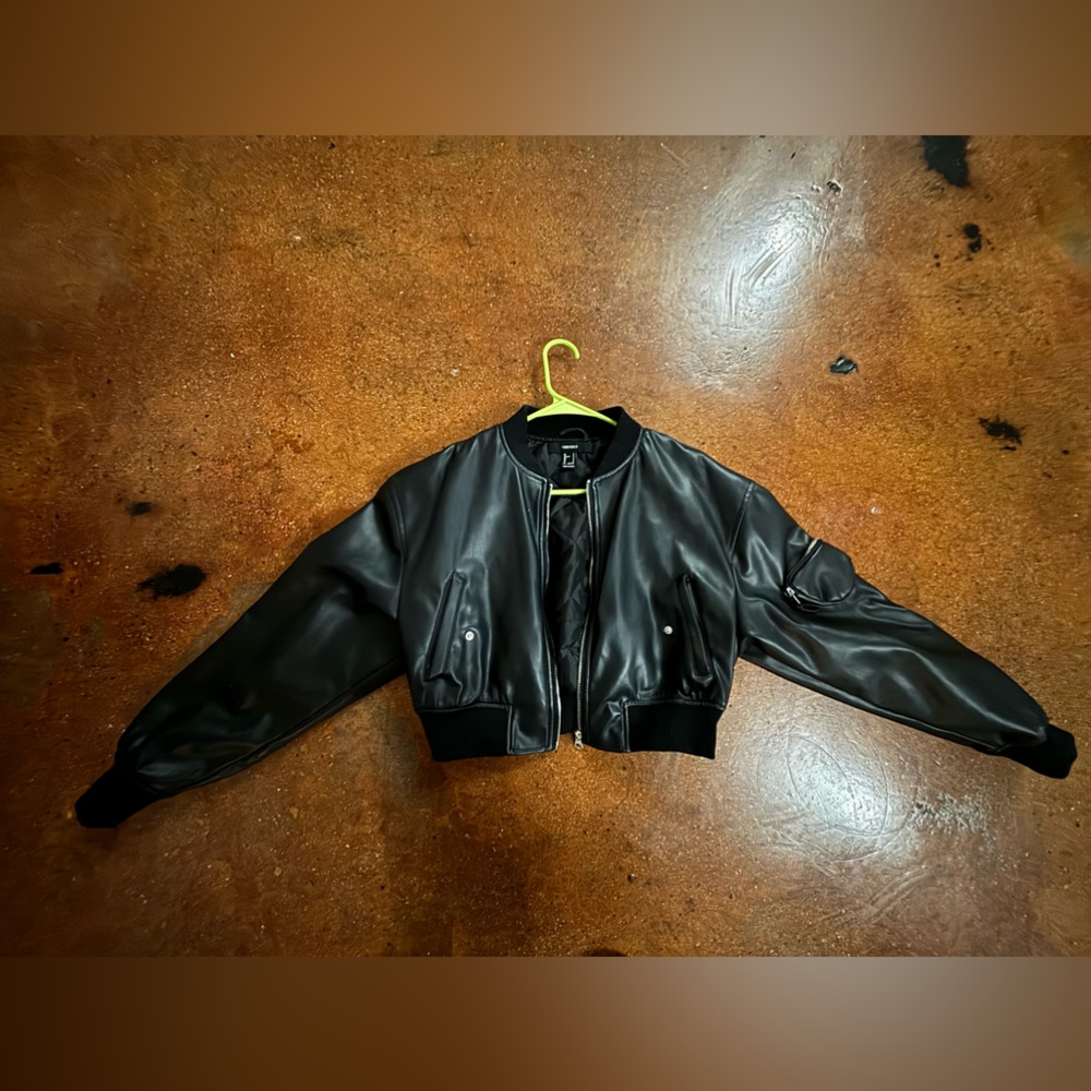 Forever 21 Pleather Bomber